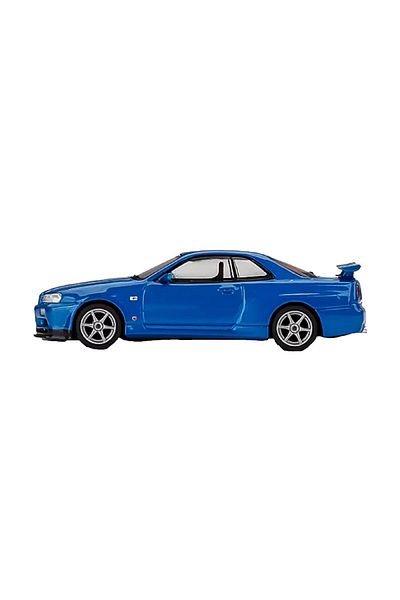 mini gt 1:64 Nissan Skyline Gt-R (R34) V-Spec Bayside Blue