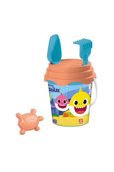 Mondo Deluxe Bucket Set 17Cm Baby Shark | Beach and Water Toys | Sand Bucket | Summer Toys