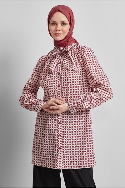 Alvina Patterned Tunic Model No: 45400