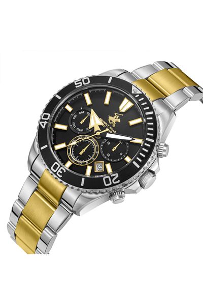 Beverly Hills Polo Club BEVERLY HILLS POLO CLUB Men Multi Function Black Dial Watch - BP3721X.251