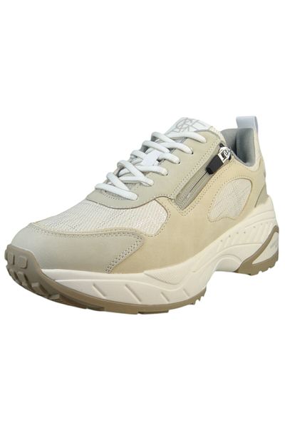 Waldläufer Damen Low Sneaker H+K Pepper 721002-100 Beige 060 Beige Leder mit EVA & herausnehmbar
