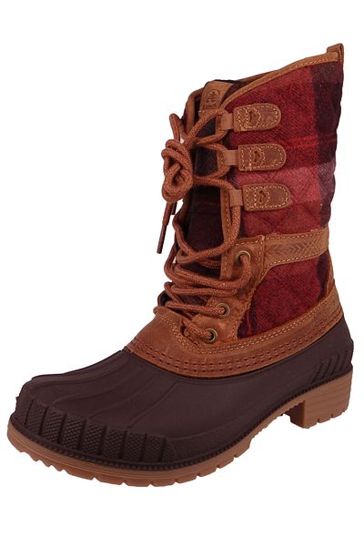 Kamik Damen Winterstiefel Winterschuhe Sienna 3 Nk2476 Braun Dark Brown Leder/synthetik Mit Dover Laufsohl
