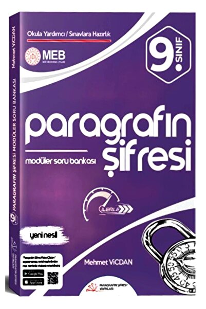 Okyanus Yayıncılık Paragrafın Şifresi Yayınları 9. Sınıf Paragraf Modüler Soru Bankası