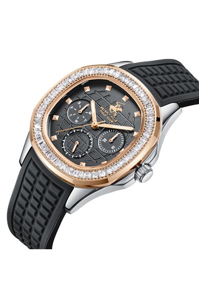 Beverly Hills Polo Club Women Multi Function Black Dial Watch - BP3735C.551