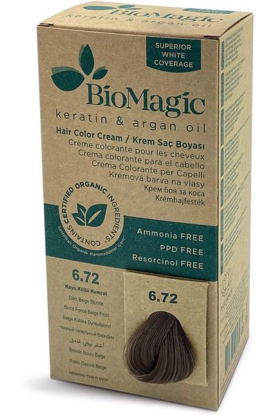 BIOMAGIC صبغة الشعر الدائمة بيوماجيك - أشقر بيج غامق