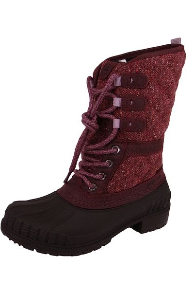 Kamik Damen Winterstiefel Winterschuhe Sienna 3 Nk2476 Rosa Burgundy Leder/synthetik Mit Dover Laufsohleev
