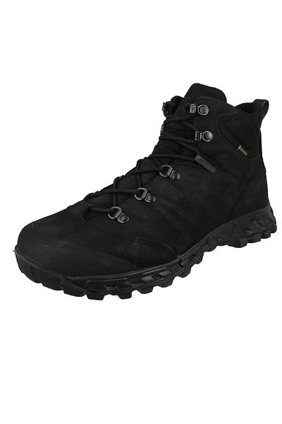 Aku Herren Stiefel Wanderschuhe Coldai NBK GTX 350 Schwarz 052 Black Leder mit Vibram Selvatica Megagrip