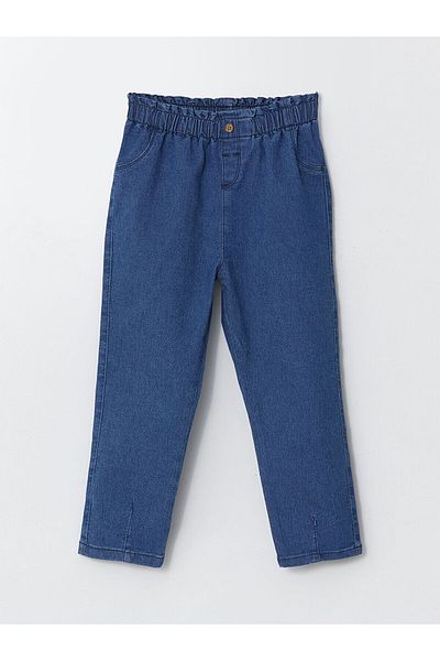 LC Waikiki Baby Girl Jeans Pants with Elastic Waist
