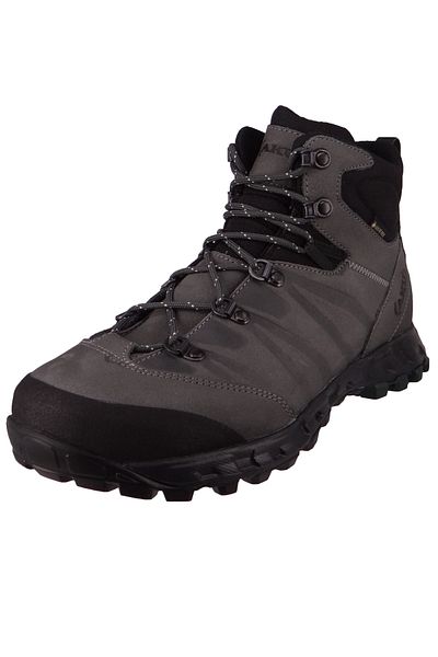 Aku Herren Stiefel Stiefel Wanderschuhe Coldai NBK GTX 350 Grau 071 Black Leder mit VIBRAM SENDERA