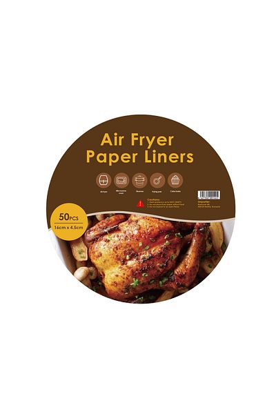 STARCREST Set 50 hartii de copt pentru friteuza Unica folosinta 16x20x4.5 cm, Maro