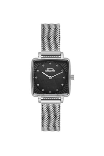 Slazenger ساعة سلازنجر النسائية التناظرية بمينا أسود - SL.9.2255.3.01