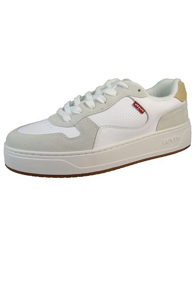 Levi's Herren Sneaker Low Glide Low Top 235200-899 Weiß 100 Off White Leder