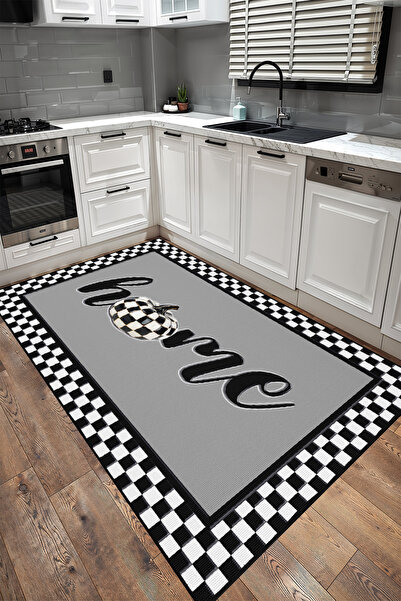 YTR HOME Dijital Baskı Yıkanabilir  Kolay Temizleni Leke Tutmaz Kaymaz Taban ...