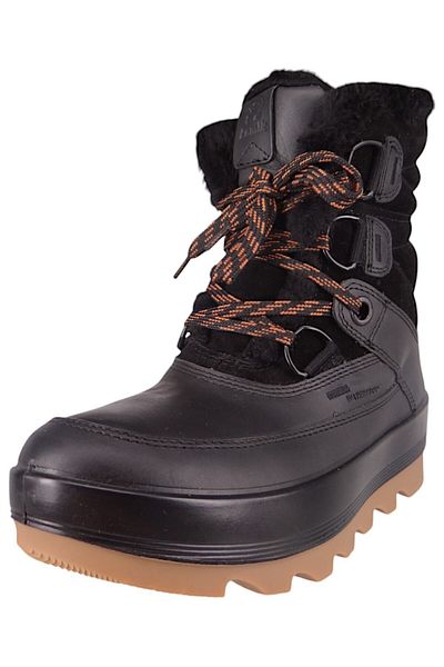 Kamik Damen Winterstiefel Stiefel Winterschuhe Celeste M WK2428 Schwarz BLK Black Leder/Synthetik
