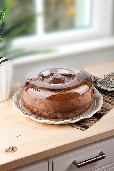 Sezka Life Ceramic Cake, Pastry and Cookie Dish Presentation Pastry Plate