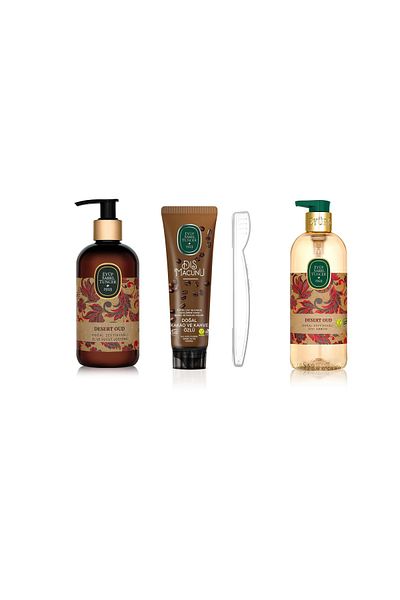 Eyüp Sabri Tuncer Eyüp Sabri̇ Tuncer Desert Oud Series (Liquid Soap 500ml, Lotion 280ml, Tooth Paste 90ml)