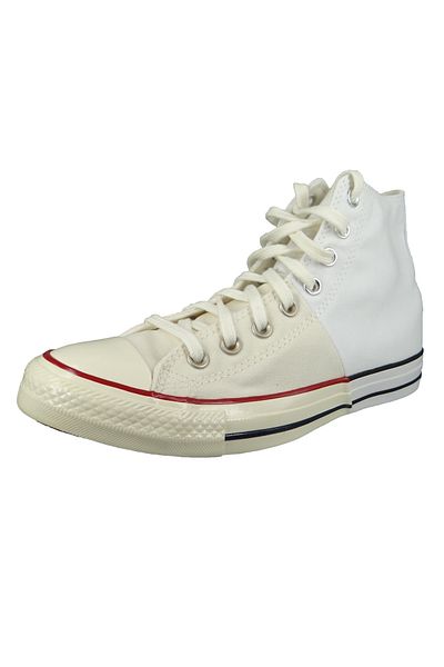 converse Chuck Taylor All Star HI - Weiß/Weiß/Grau