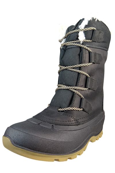 Kamik Damen Winterstiefel Stiefel Winterschuhe Momentum 3 NK2471 Schwarz BLK Black mit ICEKISS & EVA