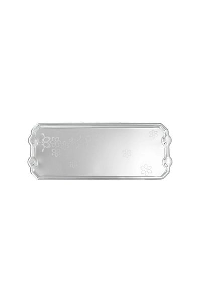 Dania Single serving tray for pastries, sweets and chocolates, made of metal, size 39*16 cm, with a beautiful design