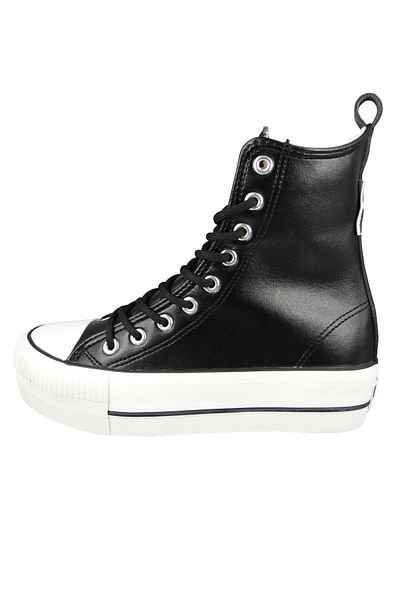 British Knights Damen High Sneaker Kaya High Top B48-3722 Schwarz 03 Black Kunstleder