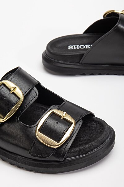 Hayalimdeki Ayakkabı Harmony Двохзастібкові м'які тапочки на щоденне носіння, чорні