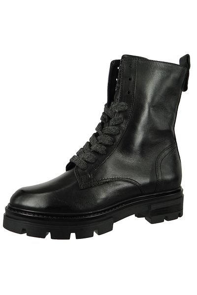 Mjus Weiblich Stiefel Kaltf., Schnuer Sportb Schwarz