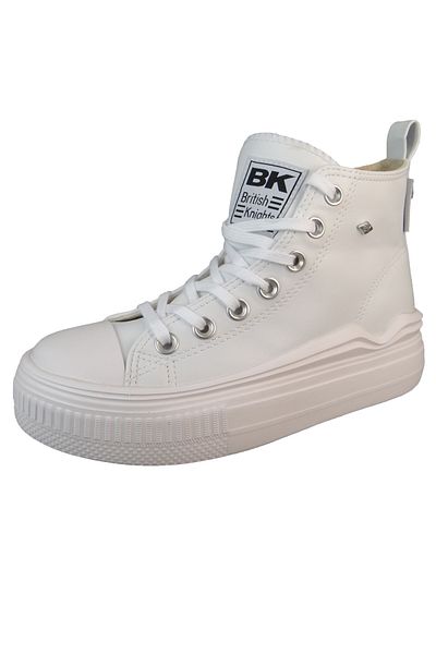 British Knights Damen High Sneaker Kaya Flow Mid High Top B51-3735 Weiß 02 White Kunstleder