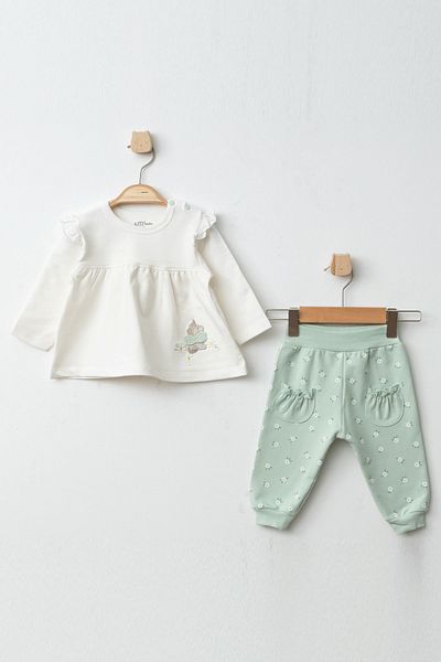 Aziz Bebe Sea Horse Double Baby Girl Set