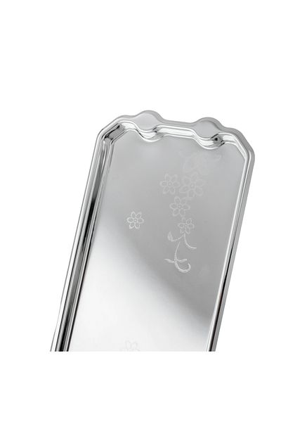 Dania Single serving tray for pastries, sweets and chocolates made of metal, size 32*16 cm, with a beautiful design
