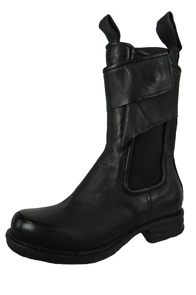 A.S.98 Damen Elegante Stiefelette Saintec A50216-101-6002 Schwarz Nero Leder