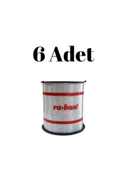 rabant Raffia 6 Pieces 5 mm X 300 Meters Length Plen White