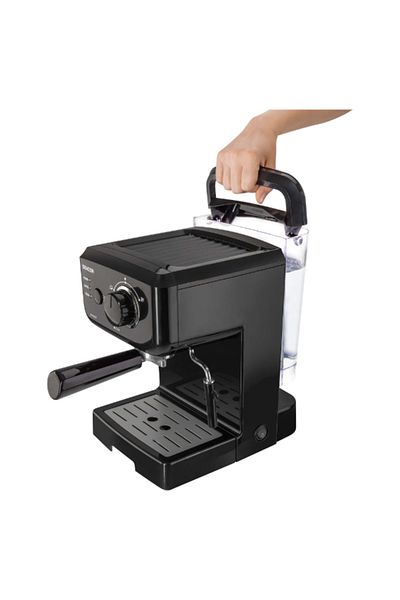 Sencor 1140W 15-Bar Pre-Brew Function Semi-Auto Espresso Machine Black 1.5 L