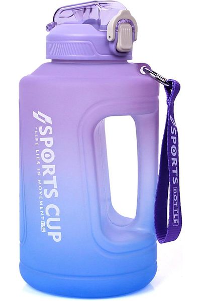 Generic Cranviech 1.5L Sports Water Bottle Leakproof Portable Bicycle Drinking Bottle, Sports Bottle with C