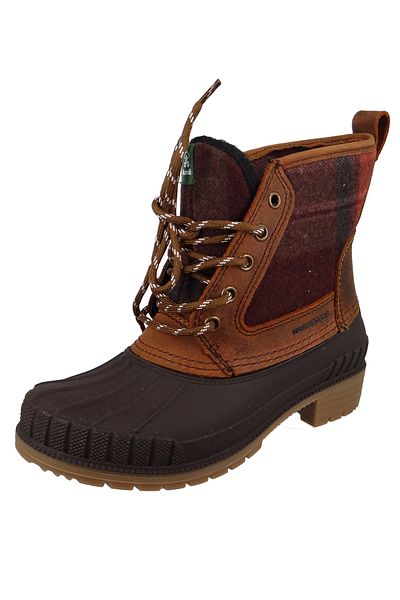 Kamik Sienna Mid Waterproof NK2230 Damen Stiefel Winterstiefel Winterschuhe Leder Braun Dk. Braun DB2