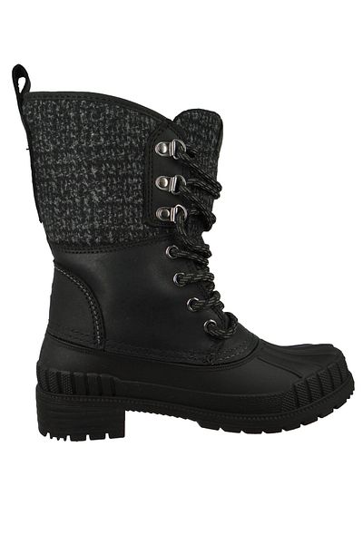 Kamik Damen Winterstiefel Stiefel Winterschuhe Sienna 2 NK2292 Schwarz BK2 Black Leder/Synthetik mit EVA