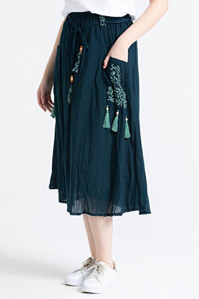 Eliş Şile Bezi Nil Voile Midi Summer Effect Benzin Ctrl