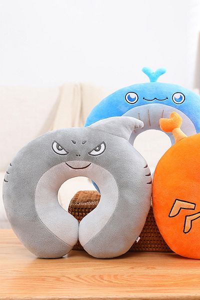 Ecrou Pretty Crab Travel, Sleeping Neck Pillow – Orange (45 X 45 cm)