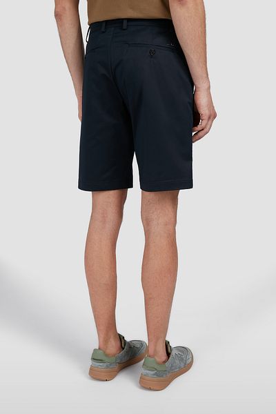 PAUL&SHARK Men's Regular Fit Regular Waist Extra Soft and Anti-Pilling Cotton Fabric Navy Blue Shorts 25414050