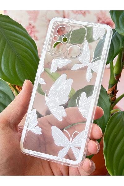 Fibaks جراب متوافق مع هاتف Redmi 12c بتصميم نمط حماية للكاميرا وغطاء سيليكون ناعم ومرن وشفاف
