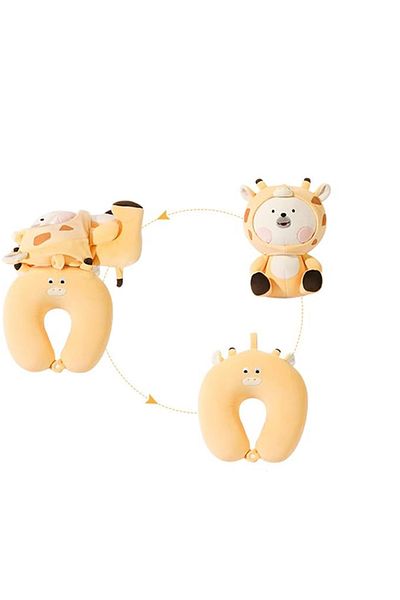 Ecrou Yellow Ear Neck Pillow