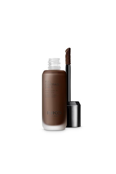 Kiko Fondöten & Kapatıcı-Full Coverage 2-in-1 Foundation & Concealer-250 Neut...