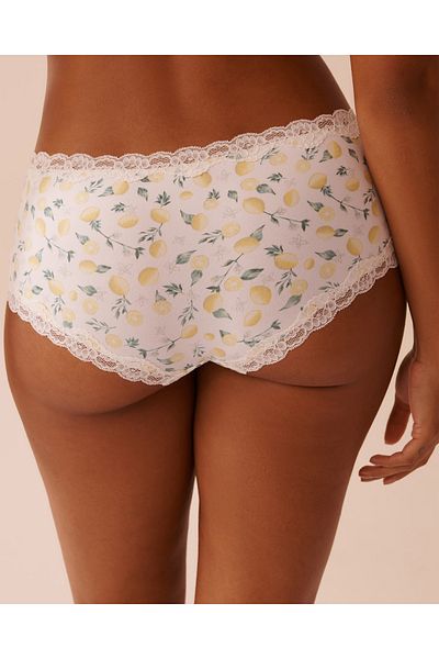 La Vie en Rose Super Soft Lace Trim Boyleg Panty