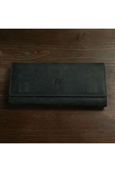 eonaks Genuine Leather Cover Universal Phone Case with Card Holder and Money Compartment