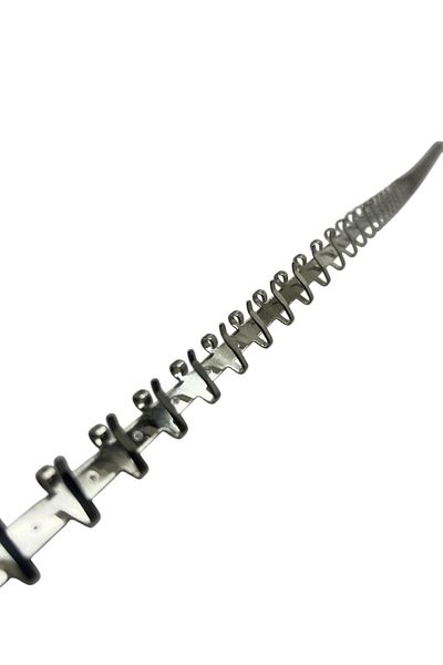 MeGass Dekor Metal Material Chrome Color One Meter Prayer Beads & Jewelry Display Hanger