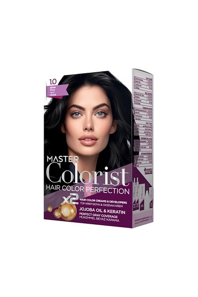 Master colorist Vopsea de Păr Master Colorist 1.0 Black