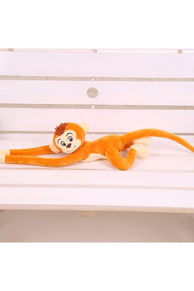 Choice 65CM light brown Colorful Plush Monkey Toys Colorful Long-Armed Monkey Photography Accessories Elect