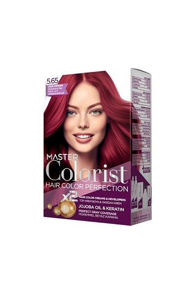 Master colorist Vopsea de Păr Master Colorist 5.65 Strawberry Red