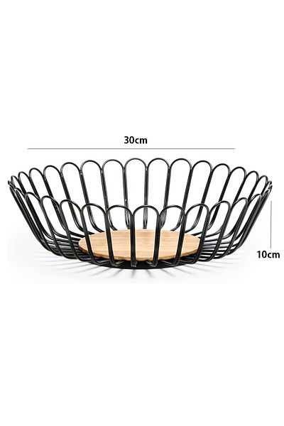 Generic 30cm Multipurpose Metal Fruit Basket