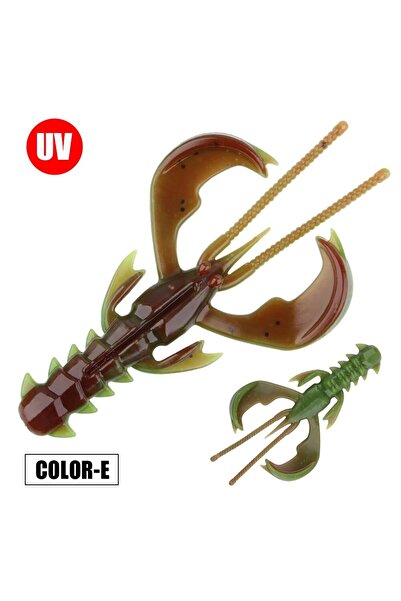 Choice 4 سم 20 قطعة في كل صندوق Color-E Spinpoler Agile Shrimp طُعم صيد ناعم ...