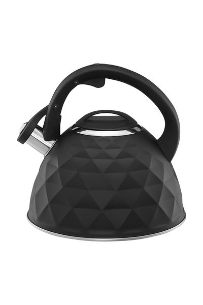 Ambition Ceainic aragaz cu fluier 2.5L (3L), negru, Diamond